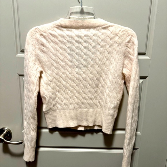 J Crew Cashmere Cream Cardigan Sz S - Picture 4 of 8